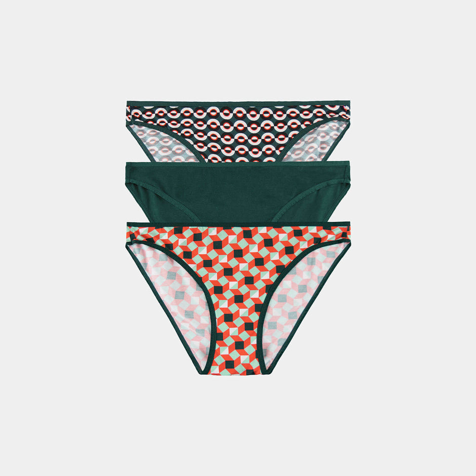 Knickers 3 Pack (color - Graphic Geos Collection) 