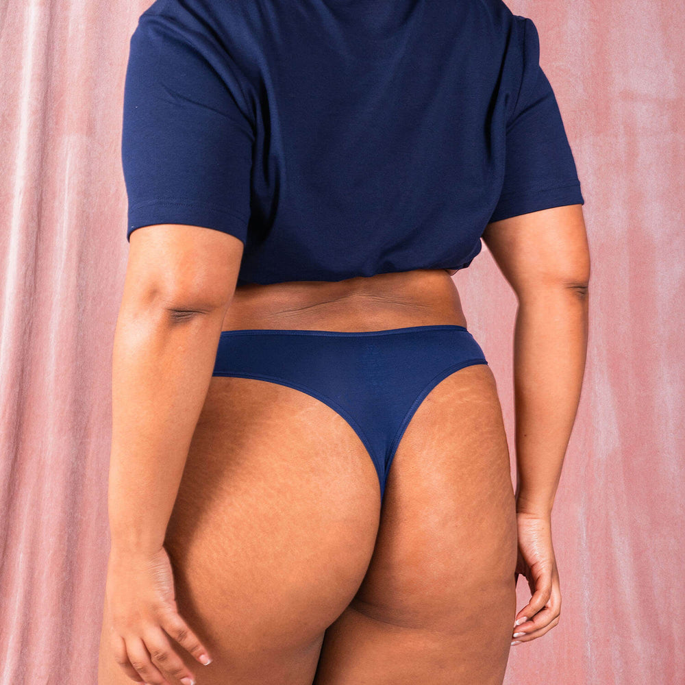 Womens Thongs  (color - Wild Navy)