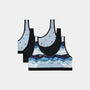 Soft Bras 3 Pack (color - Winter Wipeout Collection) 